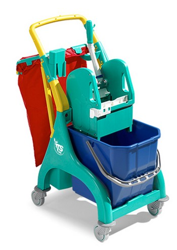 Carro de limpieza Nick Plus 25 L compacto de plástico profesional carro-limpieza-nick-plus-25-litros-compacto
