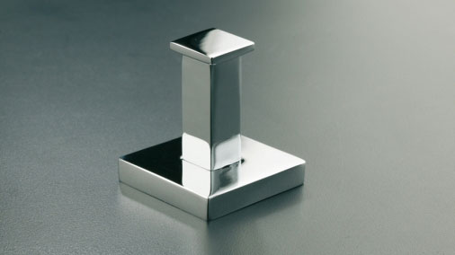 Percha Recta de Latón Cromado Brillo para Baño percha-recta-laton-cromado-bano-ku0215