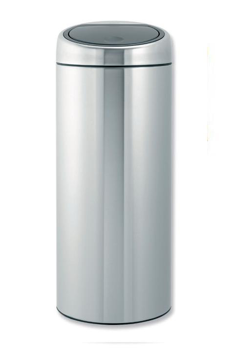 Papelera de Acero Inoxidable 30L Brabantia | Antihuellas con tapa de fácil apertura papelera-acero-inoxidable-30l-brabantia-antihuellas