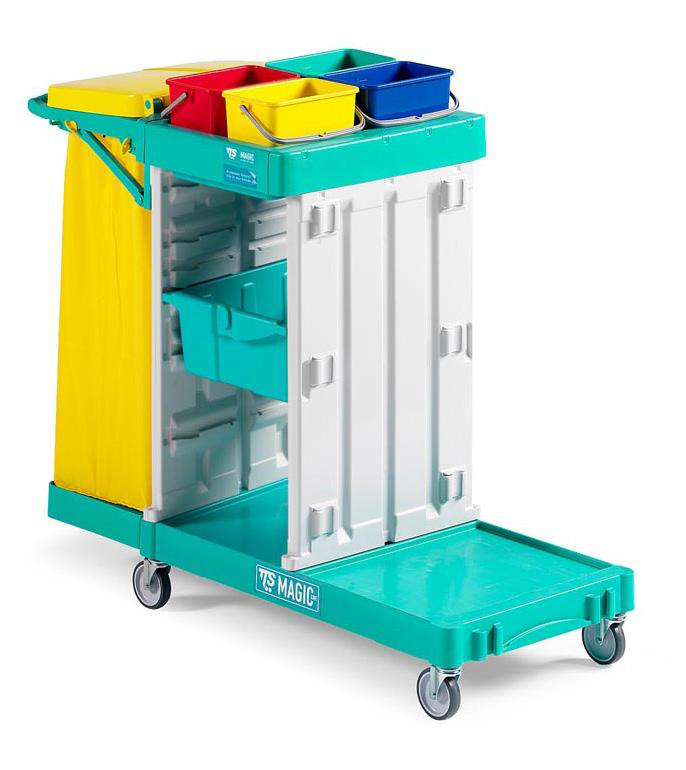 Carro de limpieza Magic ML330B0A0A00 | Modular con cubo 22L y 4 colores carro-limpieza-magic-ml330b0a0a00-120l