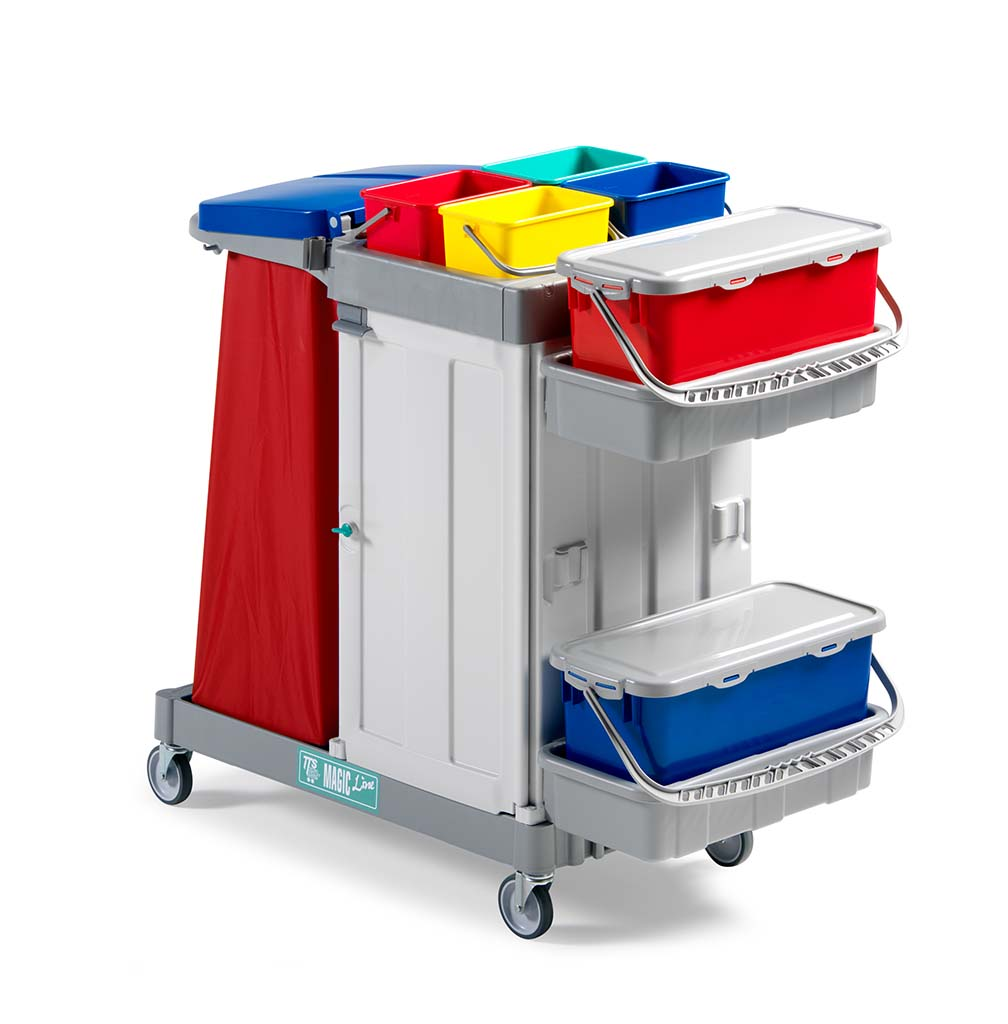 Carro de limpieza para hospitales HEATLHCARE G14 carro-limpieza-hospitales-healthcare-g14
