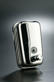 Jabonera vertical 0,5L acero inoxidable brillo jabonera-vertical-inox-brillo-0-5l