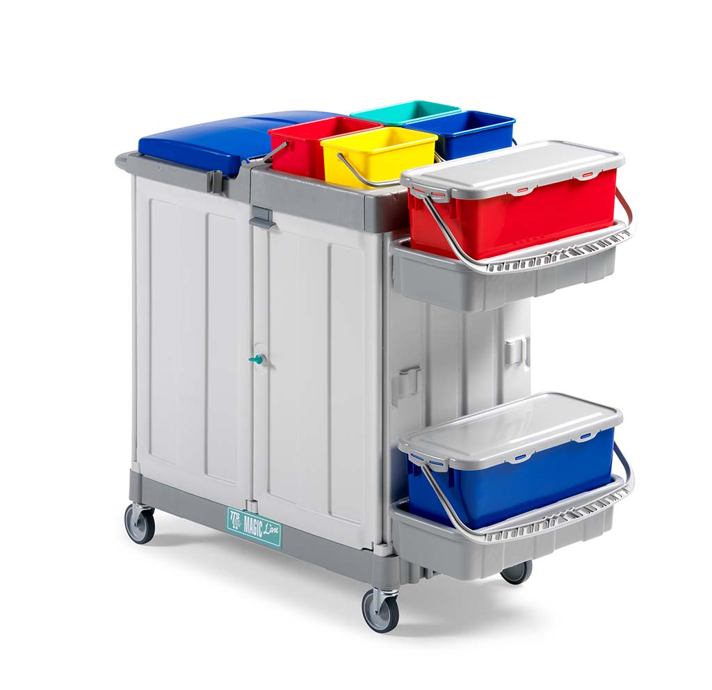 Carro de limpieza profesional en polipropileno e inox carro-limpieza-profesional-polipropileno-inox